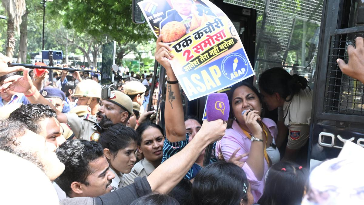 Protests held across country demanding CEC Gyanesh Kumar’s ouster, hundreds detained